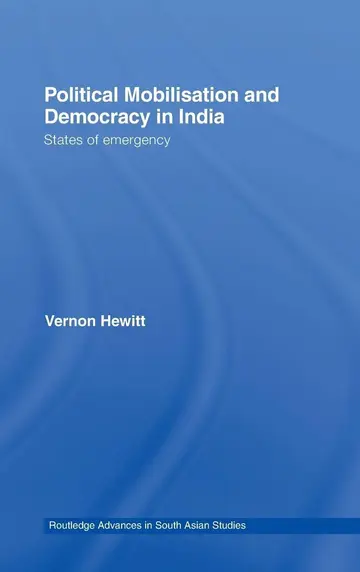 Cover of Political Mobilisation and Democracy in India