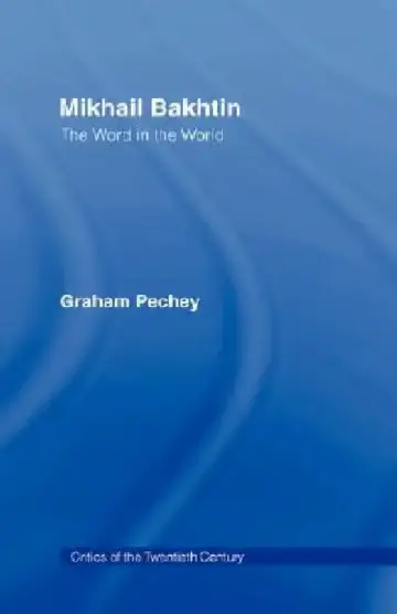 Cover of Mikhail Bakhtin