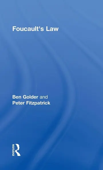 Cover of Foucault's Law