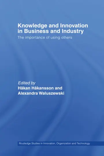 Cover of Knowledge and Innovation in Business and Industry