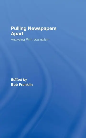 Cover of Pulling Newspapers Apart