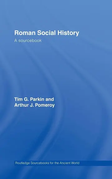 Cover of Roman Social History