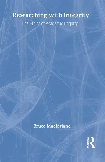 Cover of Researching with Integrity
