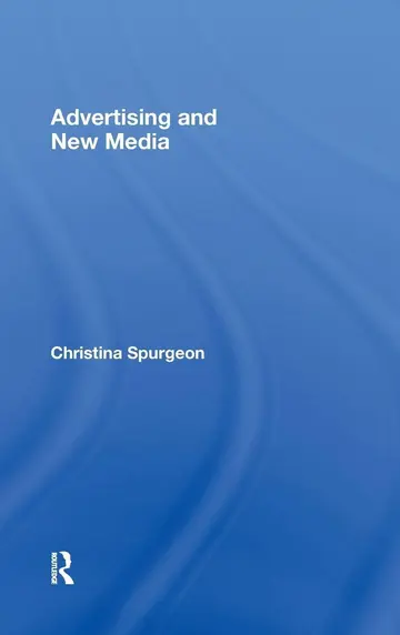 Cover of Advertising and New Media