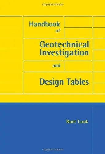 Cover of Handbook of Geotechnical Investigation and Design Tables