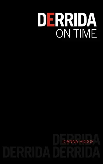 Cover of Derrida on Time