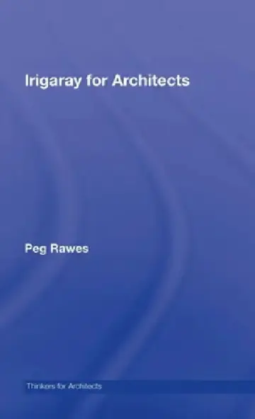 Cover of Irigaray for Architects