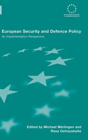 Cover of European Security and Defence Policy