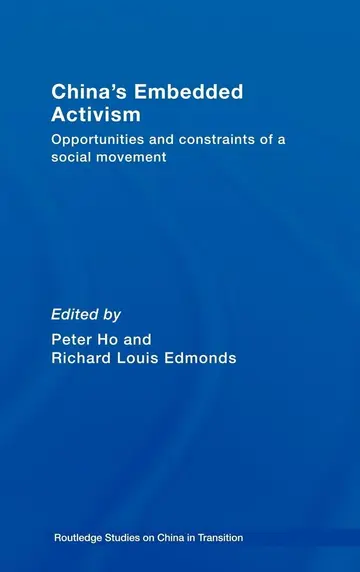 Cover of China's Embedded Activism