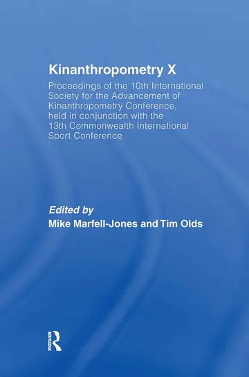 Cover of Kinanthropometry X