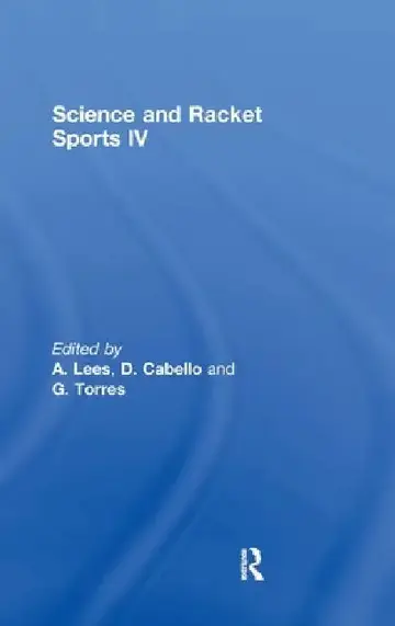 Cover of Science and Racket Sports IV