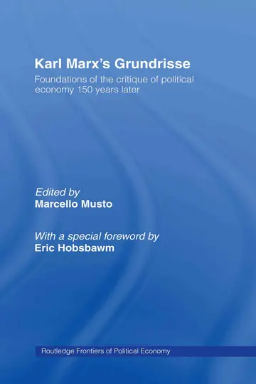 Cover of Karl Marxs Grundrisse