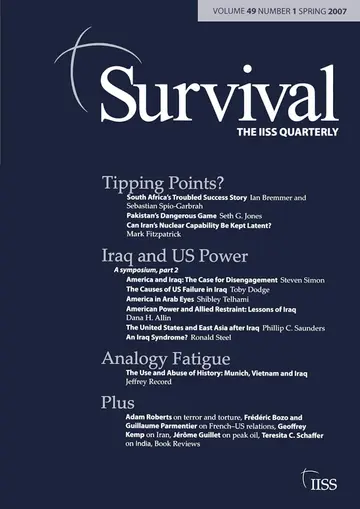 Cover of Survival 49.1