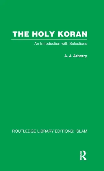 Cover of The Holy Koran