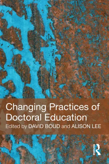 Cover of Changing Practices of Doctoral Education