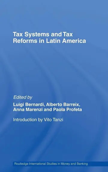 Cover of Tax Systems and Tax Reforms in Latin America