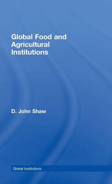 Cover of Global Food and Agricultural Institutions