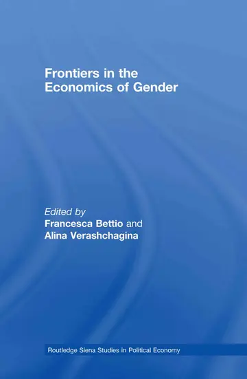 Cover of Frontiers in the Economics of Gender