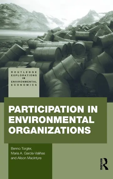 Cover of Participation in Environmental Organizations