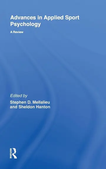 Cover of Advances in Applied Sport Psychology