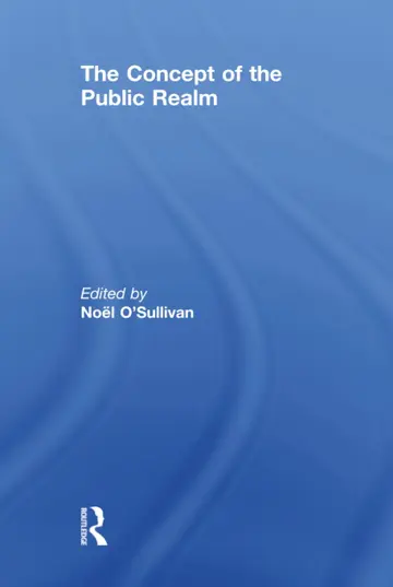 Cover of The Concept of the Public Realm