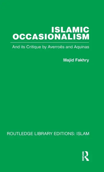 Cover of Islamic Occasionalism