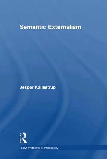 Cover of Semantic Externalism