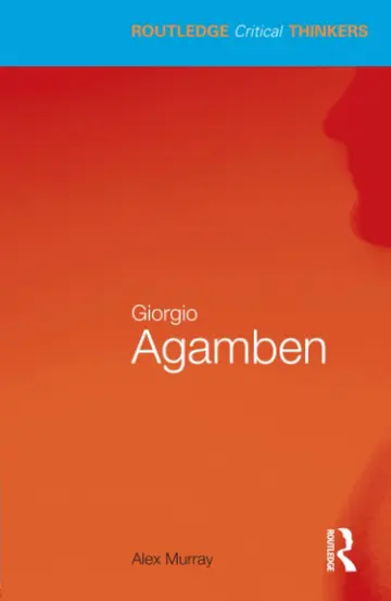 Cover of Giorgio Agamben