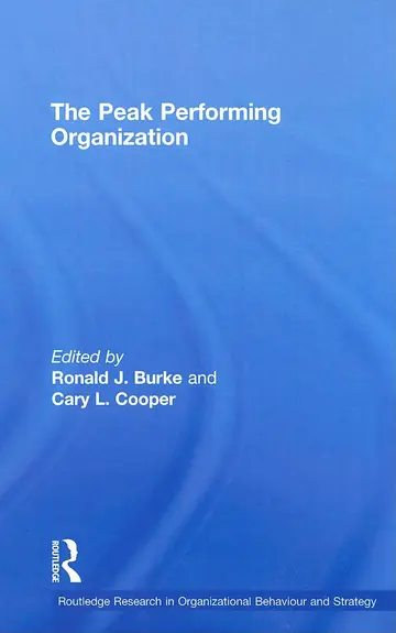 Cover of The Peak Performing Organization