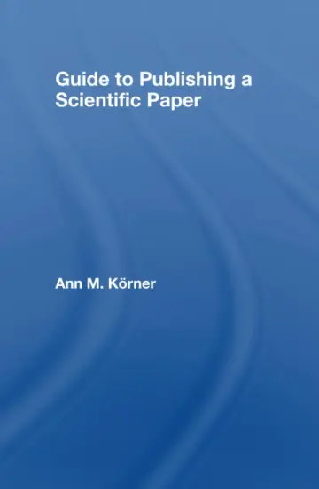 Cover of Guide to Publishing a Scientific Paper