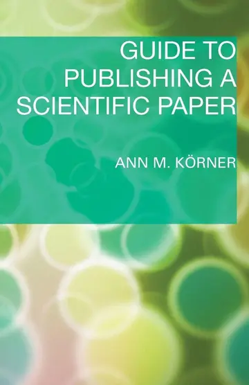 Cover of Guide to Publishing a Scientific Paper