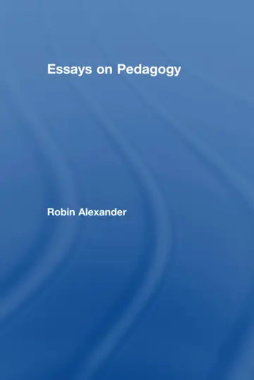 Cover of Essays on Pedagogy