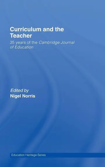 Cover of Curriculum and the Teacher