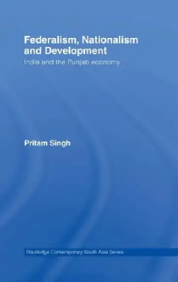 Cover of Federalism, Nationalism and Development