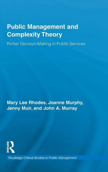 Cover of Public Management and Complexity Theory