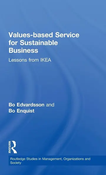 Cover of Values-Based Service for Sustainable Business