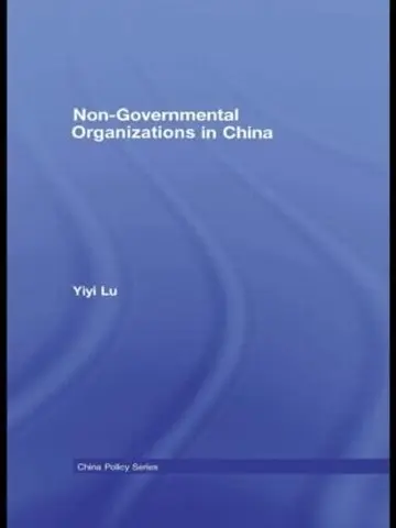 Cover of Non-Governmental Organisations in China