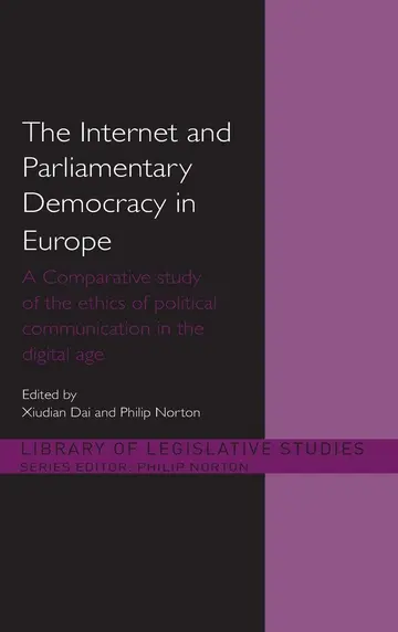 Cover of The Internet and European Parliamentary Democracy