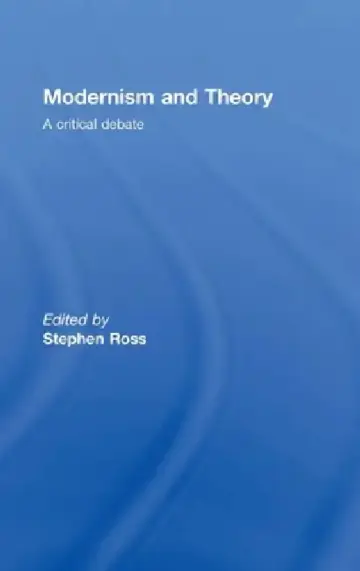 Cover of Modernism and Theory