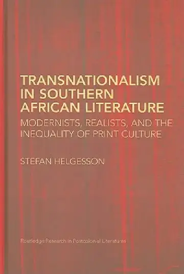 Cover of Transnationalism In Southern African Literature