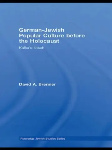 Cover of German-Jewish Popular Culture Before the Holocaust