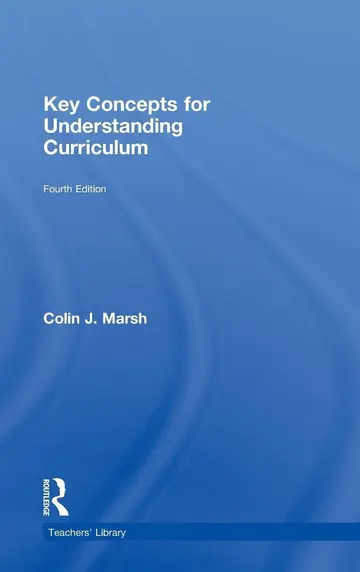 Cover of Key Concepts for Understanding Curriculum