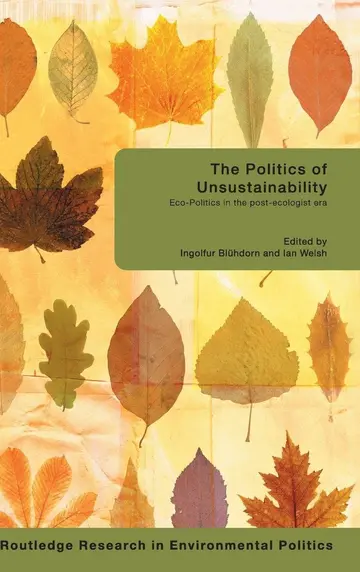 Cover of The Politics of Unsustainability