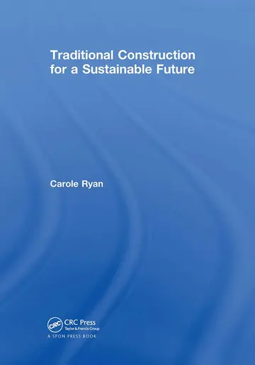 Cover of Traditional Construction for a Sustainable Future