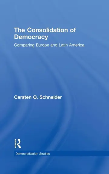 Cover of The Consolidation of Democracy