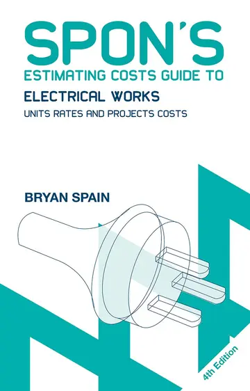 Cover of Spon's Estimating Costs Guide to Electrical Works