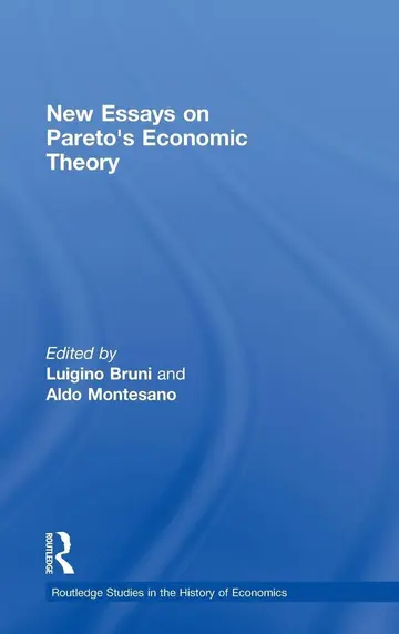 Cover of New Essays on Paretoæs Economic Theory