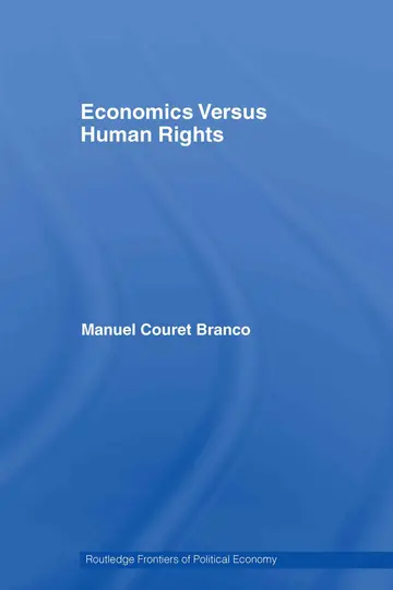 Cover of Economics Versus Human Rights