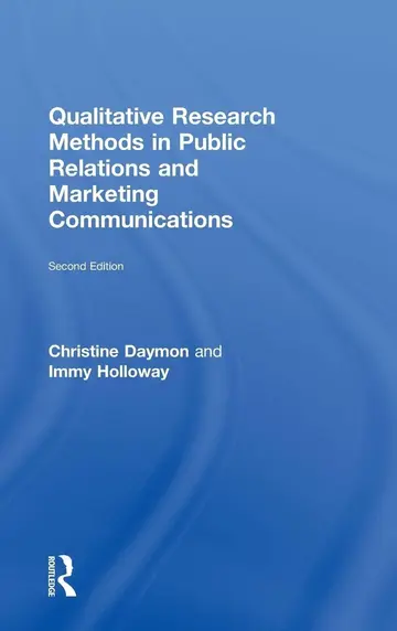 Cover of Qualitative Research Methods in Public Relations and Marketing Communications
