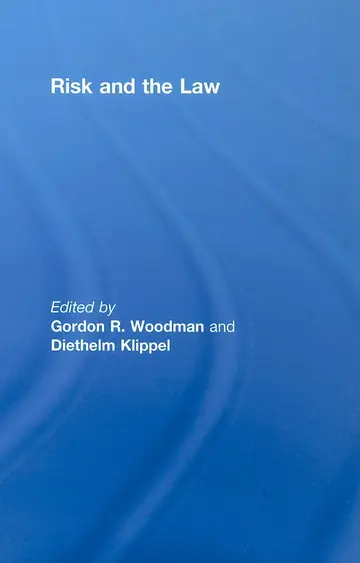 Cover of Risk and the Law
